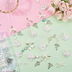 Набор для самостоятельного изготовления ремней для мобильного телефона в виде ангела-банта&nbsp;DIY-SC0031-09