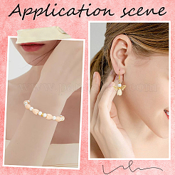 100 шт. 2-х цветные синтетические коралловые бусины CORA-SP0001-02A