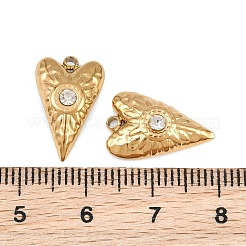 Acciaio inossidabile 304 con pendenti in strass di cristallo&nbsp;SA-CBA9E6A-08G