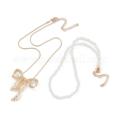 Modische Halsketten-Sets&nbsp;NJEW-K384-06G