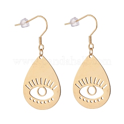 Boucles d'oreilles pendantes à breloques creuses sur le thème des chakras&nbsp;EJEW-JE04720