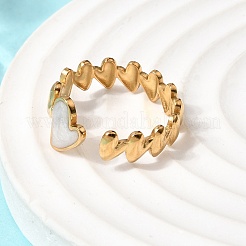 Открытые манжеты из нержавеющей стали 304 для женщин&nbsp;RJEW-A091-02G