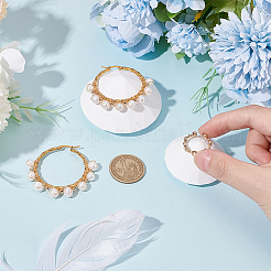 2 шт. 2 стиля держатель для ювелирных изделий в форме ромба из гипса DJEW-OC0001-37