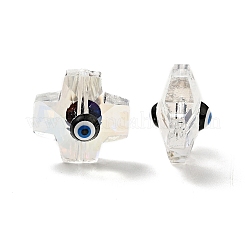 Прозрачные стеклянные бусины&nbsp;GLAA-F121-0D