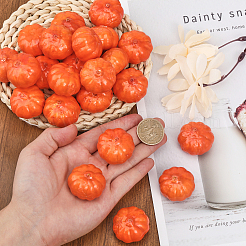 Миниатюрная имитация тыквы из пенопласта DJEW-WH0063-36