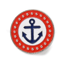 Эмалевые значки на тему морского путешествия JEWB-M048-04D