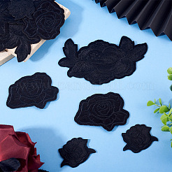 9 шт. 3 стиля компьютерной вышивки тканевых нашивок&nbsp;PATC-TA0001-28