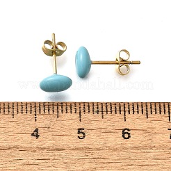 Серьги-гвоздики из нержавеющей стали 304&nbsp;EJEW-C133-05E-G