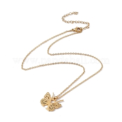 Ожерелье с подвеской в виде бабочки&nbsp;LS-NJEW-C026-01G-X