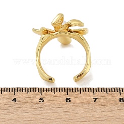 Manschettenringe aus Messing für Damen&nbsp;RJEW-F182-06G