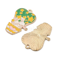 Подвески из цинкового сплава с эмалью на тему животных и леса&nbsp;LS-FIND-Z065-01G