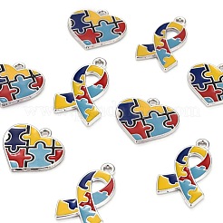 Подвески из эмалевого сплава 8 шт.&nbsp;ENAM-LS0001-09P