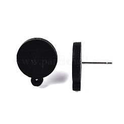 Серьги-гвоздики из тополя WOOD-N016-13B