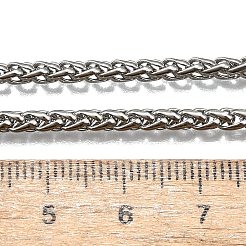 Не тускнеющие цепочки из хирургической нержавеющей стали 316 NJEW-M176-18-B