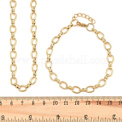 Schmucksets aus Kabelketten aus Edelstahl 304&nbsp;SJEW-L199-01G