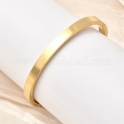 201 простой браслет из нержавеющей стали BJEW-Z151-03G-02