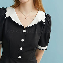 30 шт. 3 стиля пуговицы-ракушки с 1 отверстиями на ножке BUTT-WR0001-17B