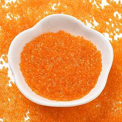 Стеклянные бусины прозрачных цветов&nbsp;SEED-H003-07A