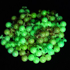 Светящееся УФ-покрытие непрозрачных акриловых бусин&nbsp;MACR-K361-38