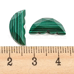天然マラカイト蝶の羽カボション  多面カット  15x6.5~7x4~4.5mm&nbsp;G-D078-02B