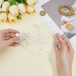 Velo per il viso in rete fascinator in poliestere&nbsp;AJEW-CY0002-99