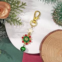 Weihnachtskranz aus Glassamen&nbsp;HJEW-MZ00077-01