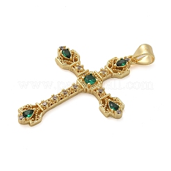 Ottone micro spianare pendenti zirconi&nbsp;KK-M319-26G-02