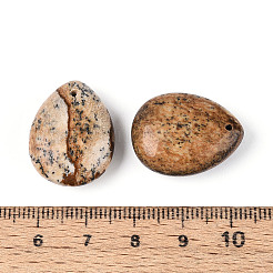 Natur Bildjaspisses Anhänger&nbsp;G-T143-18A-07