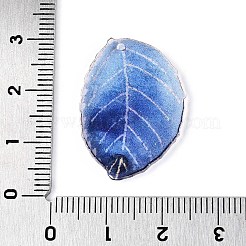 Подвески из эпоксидной смолы в виде листьев&nbsp;RESI-T057-87