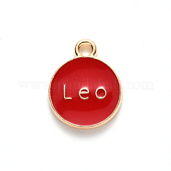 Pendentifs d'émail en alliage&nbsp;ENAM-SZ0001-28B-G