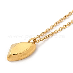 Ожерелья с многоугольной подвеской из нержавеющей стали 304 для женщин NJEW-H016-04G