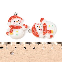 Подвески из непрозрачной смолы на рождественскую тематику RESI-S08-06A