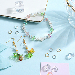 20 шт. 2 цвета 925 разъемных соединительных кольца из стерлингового серебра STER-SC0001-41A