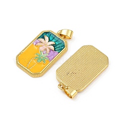 Латунь эмаль подвески&nbsp;KK-L190-012G