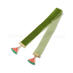 Подвесные закладки из эмали из фруктового сплава AJEW-JK00218