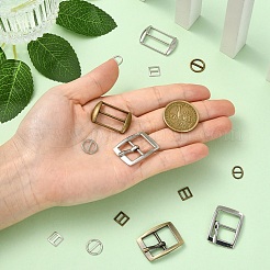 25 шт. 5-х стилевых застежек-пряжек из сплава&nbsp;FIND-YW0009-96P