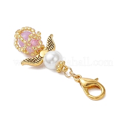 Подвески из светящегося акрила и стеклянных бусин ручной работы&nbsp;HJEW-MZ00379-01