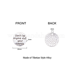 Подвески из тибетского сплава&nbsp;PALLOY-CJ0006-02