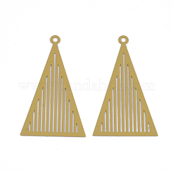 Colgantes de filigrana de acero inoxidable 430&nbsp;STAS-S108-04E