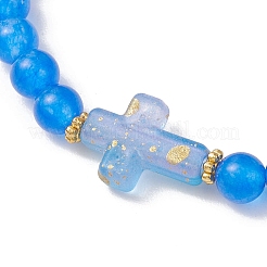 Натуральные и окрашенные нефритовые бусины из Малайзии&nbsp;BJEW-JB13272