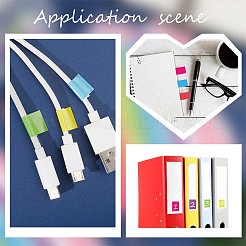 Selbstklebende Blanko-Aufkleber aus Papier in Regenbogenfarben&nbsp;DIY-WH0409-23