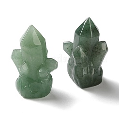 Украшения для демонстрации кластеров из натурального зеленого авантюрина&nbsp;DJEW-C020-01F