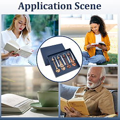 4 шт. деревянные закладки пипа&nbsp;AJEW-WH20020-235