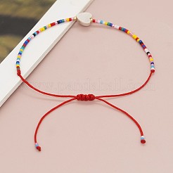 Плетеные браслеты из стеклянных бусин в богемном стиле&nbsp;KP8572-1