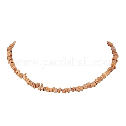 Collane di perline di conchiglie d'acqua dolce naturali tinte&nbsp;NJEW-JN05580-02