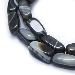 Натуральный полосатый агат / полосатые агатовые бусы G-I245-29B