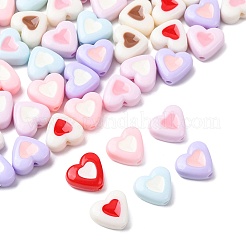 100 шт. Непрозрачные акриловые бусины OACR-FS0002-48