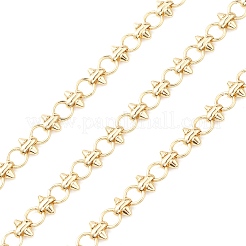 Латунное кольцо с покрытием стойки и цепь с шипами CHC-K013-04