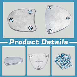 4 protector de suela de zapato de aluminio&nbsp;FIND-WH0149-73A