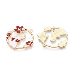 Подвески из эмали и сплава ENAM-N063-04KCG